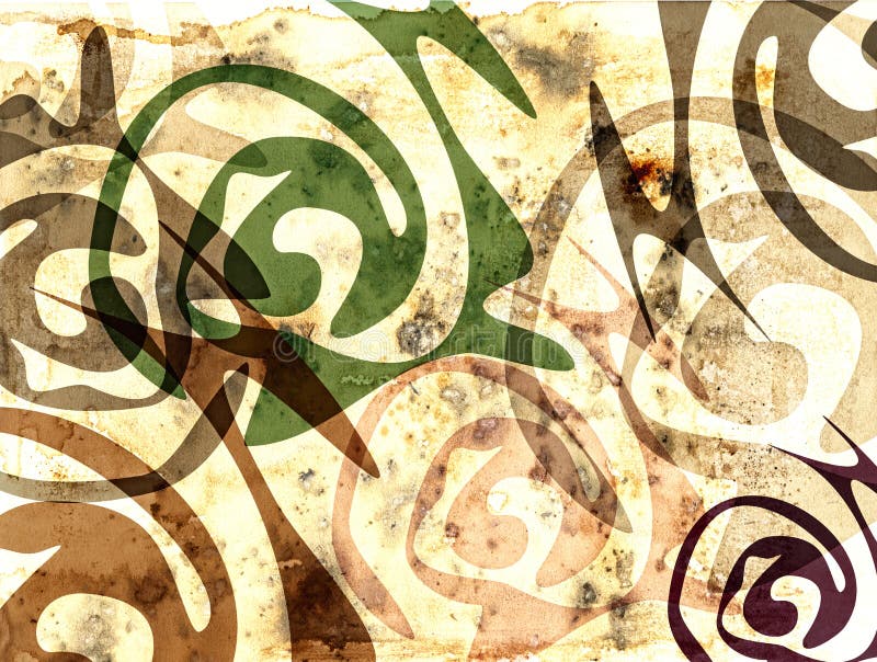 Background with ethnic patterns