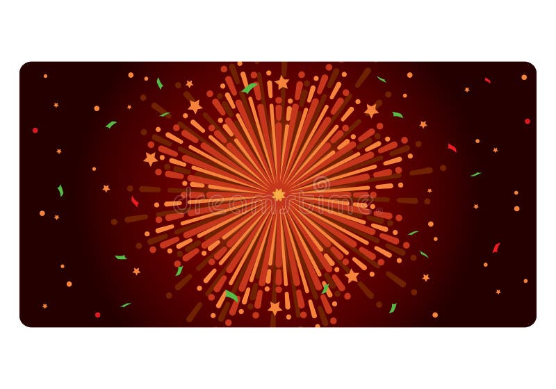 Background fireworks, vector vector illustration