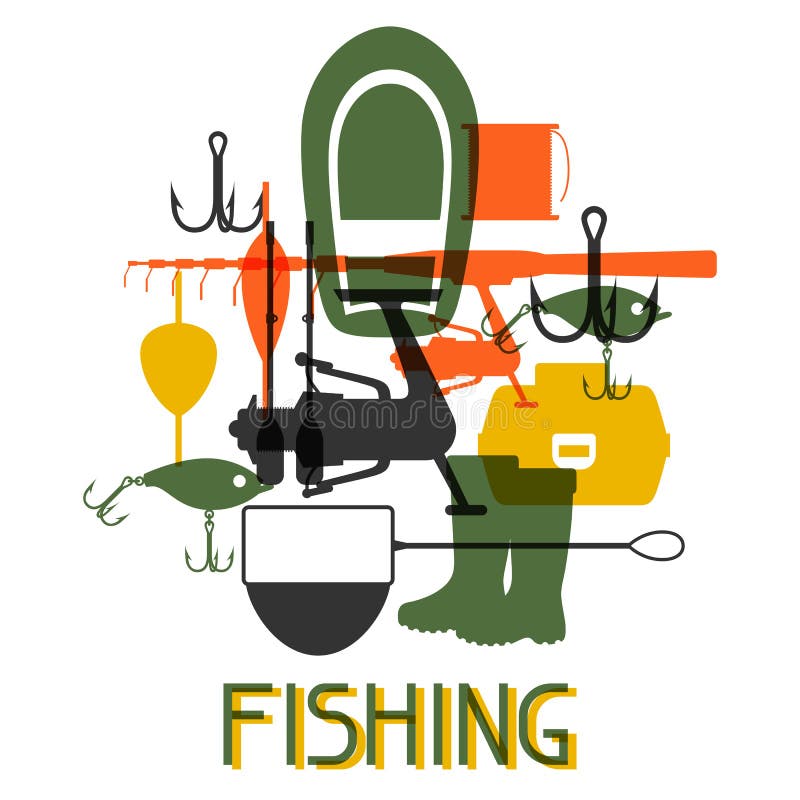 Fishing Supplies Stock Illustrations – 277 Fishing Supplies Stock  Illustrations, Vectors & Clipart - Dreamstime