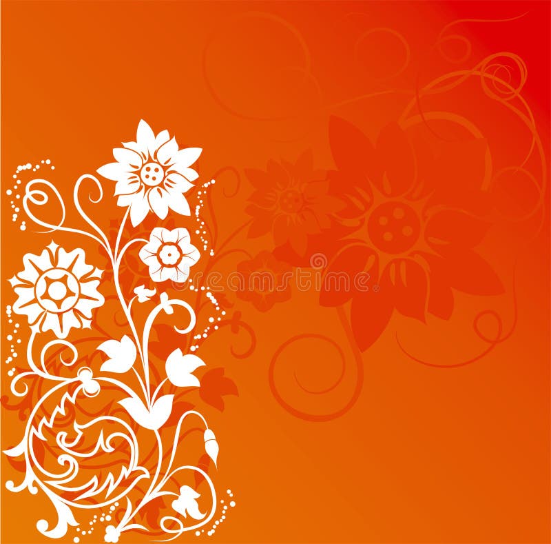 Background flower, elements for design, vector