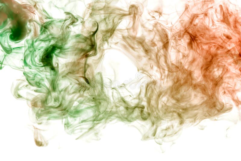 Background in the form of a pattern of colored green and red smoke in the shape of a hole, similar to a mystical ghost or an royalty free stock photo Background in the form of a pattern of colored green and red smoke in the shape of a hole, similar to a mystical ghost or an royalty free stock photo