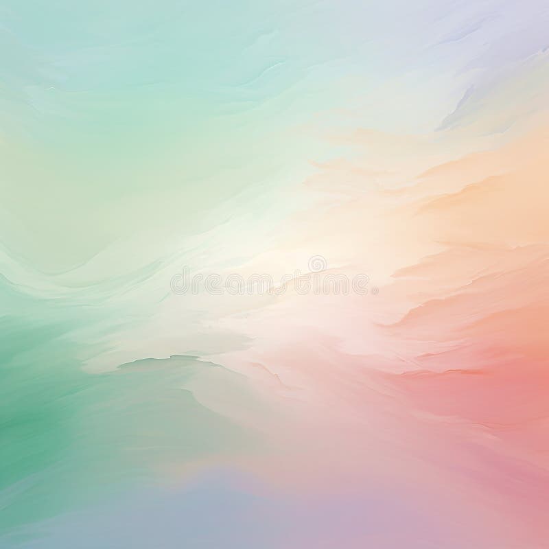 Background smooth gradient blue, peach green. Light color gradient transitions. Created with Generative AI stock photo