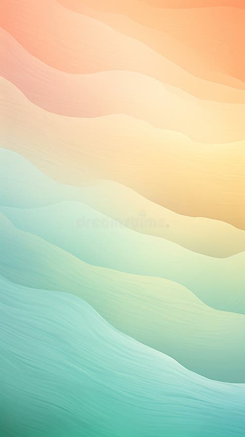 Background smooth gradient blue, peach green. Light color gradient transitions. Created with Generative AI stock photography
