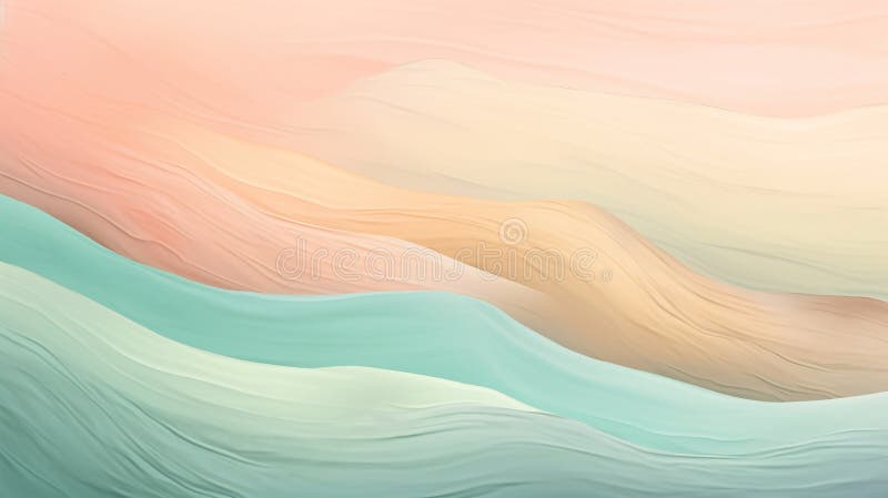 Background smooth gradient blue, peach green. Light color gradient transitions. Created with Generative AI stock photo