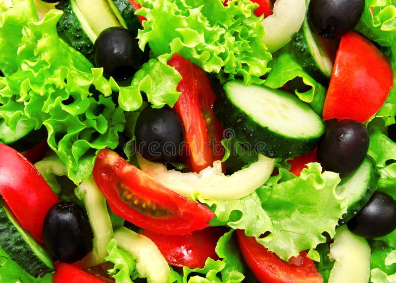 Background of Fresh Vegetable Salad Stock Photo Image of bowl
