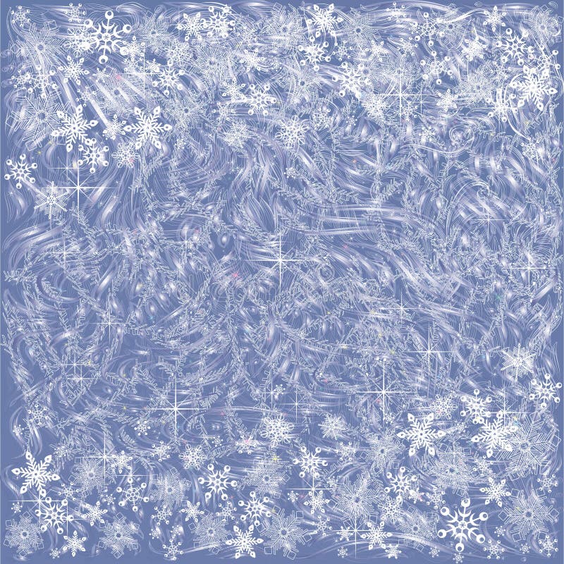 Background with frosty patterns