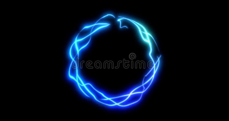 Background, futuristic movement of blue ring energy matrix digital on black backgorund, technology and cyber security concept vector illustration