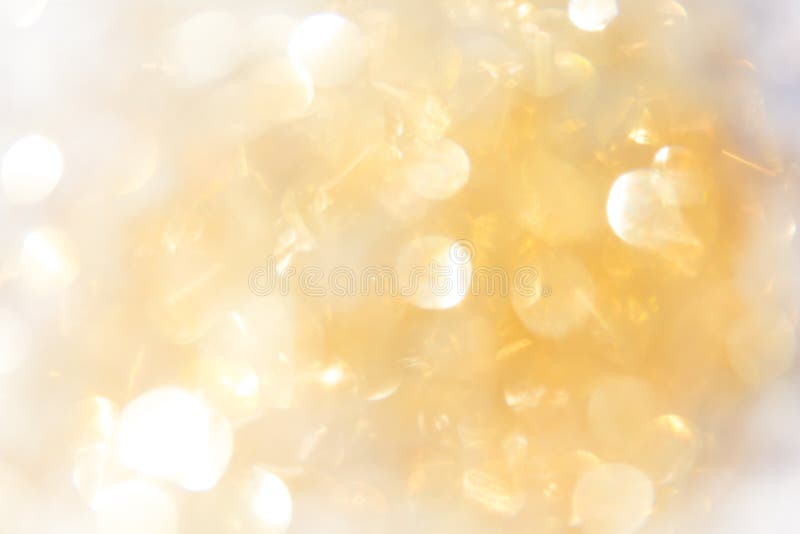 Background gold bokeh circles stock photo