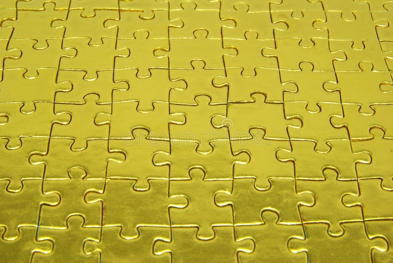 Background gold puzzle