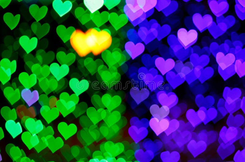 Background of Green and Blue Hearts Stock Image Image of colorful