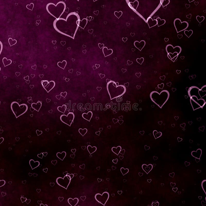 Background with hearts.