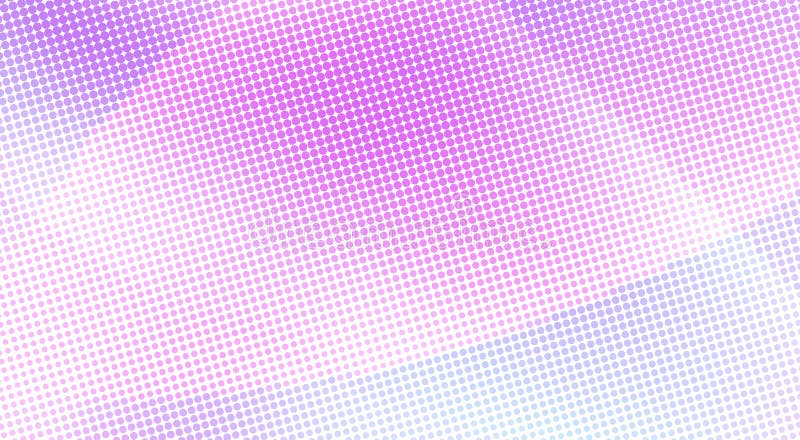 Background with heliotrope and mauve dots. Halftone pattern royalty free illustration