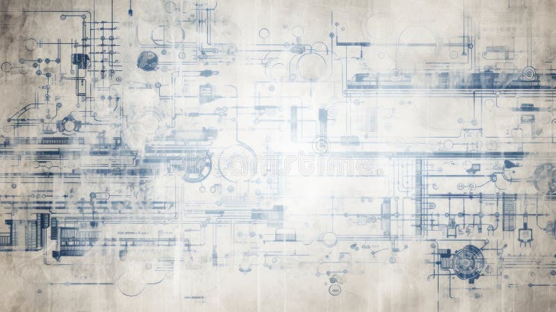 416 Old Blueprint Paper Background Texture Stock Photos - Free