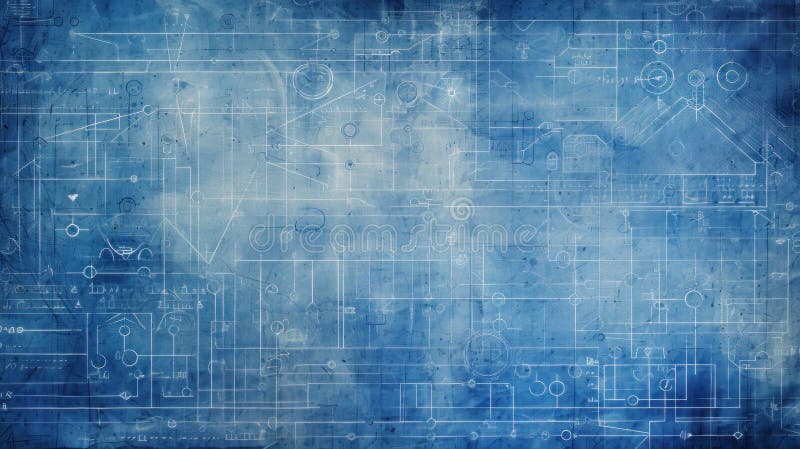 416 Old Blueprint Paper Background Texture Stock Photos - Free