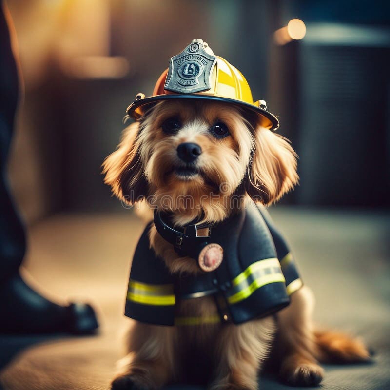 Cartoon Fire Fighter Dog Stock Illustrations 47 Cartoon Fire Fighter