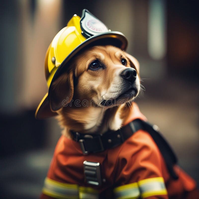 Cartoon Fire Fighter Dog Stock Illustrations 47 Cartoon Fire Fighter