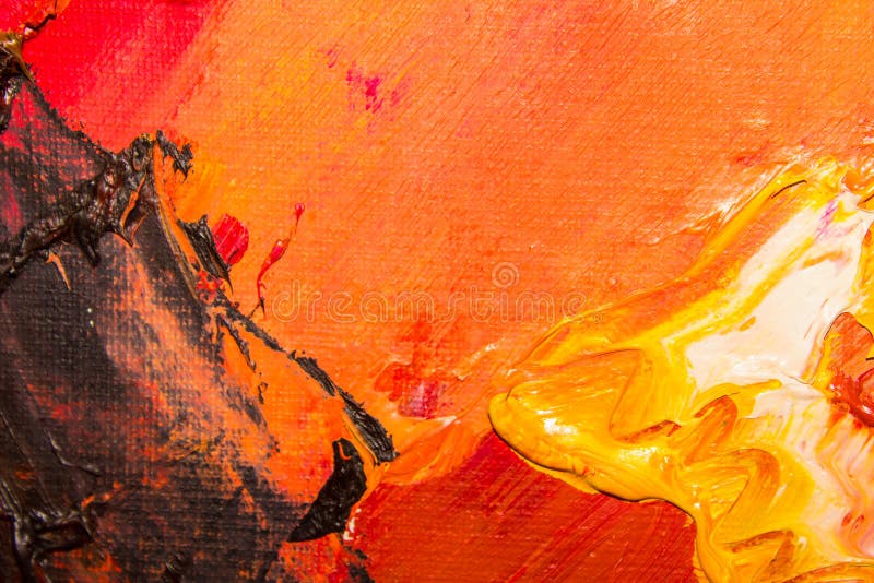 Background Image of Bright Oilpaint Palette Closeup. Background. Stock