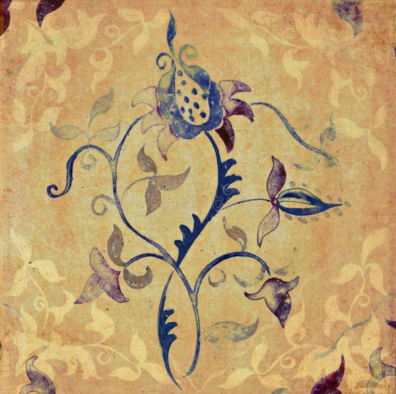 Background image with floral elements