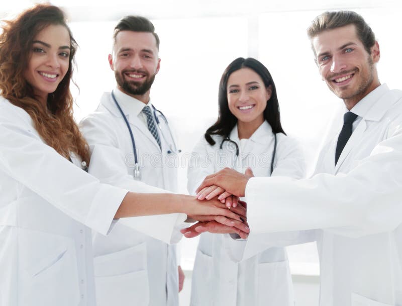 Background image of a group of doctors royalty free stock photo