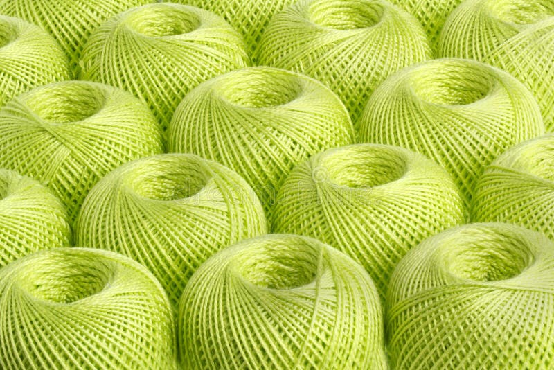 Background Light Green Yarn Stock Image Image of material, cotton