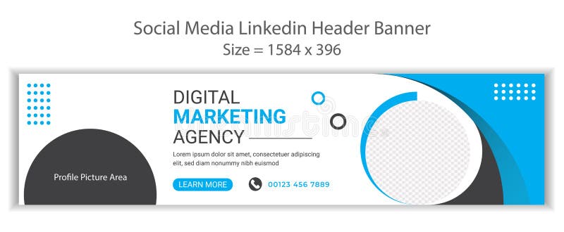 Background for LinkedIn banner, LinkedIn cover design. Corporate Business banner LinkedIn cover design