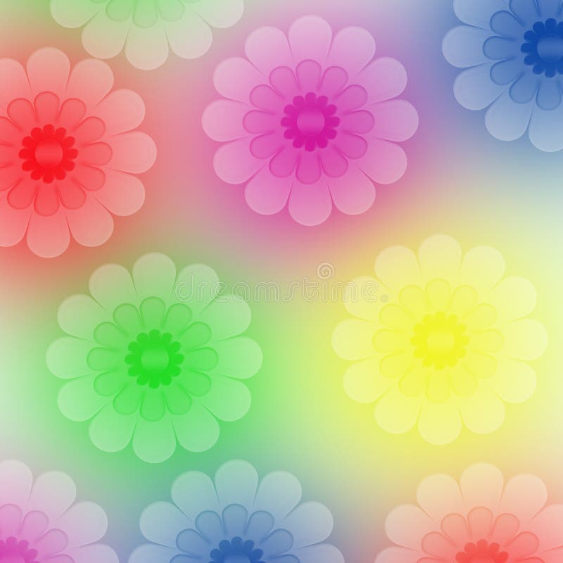 Background made of flowers