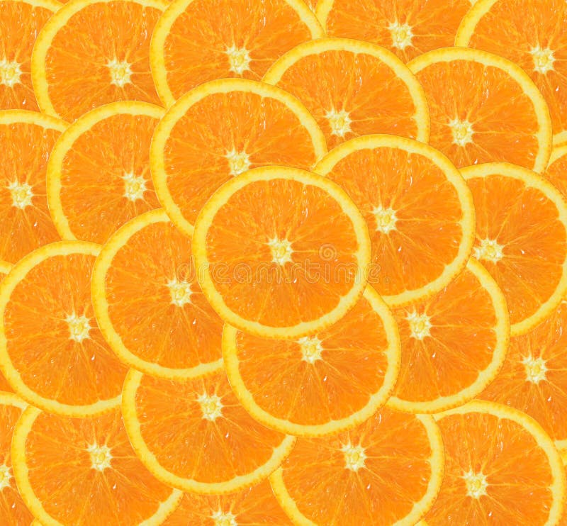 Background Made Of Sliced Oranges Stock Image Image Of Orange Effect