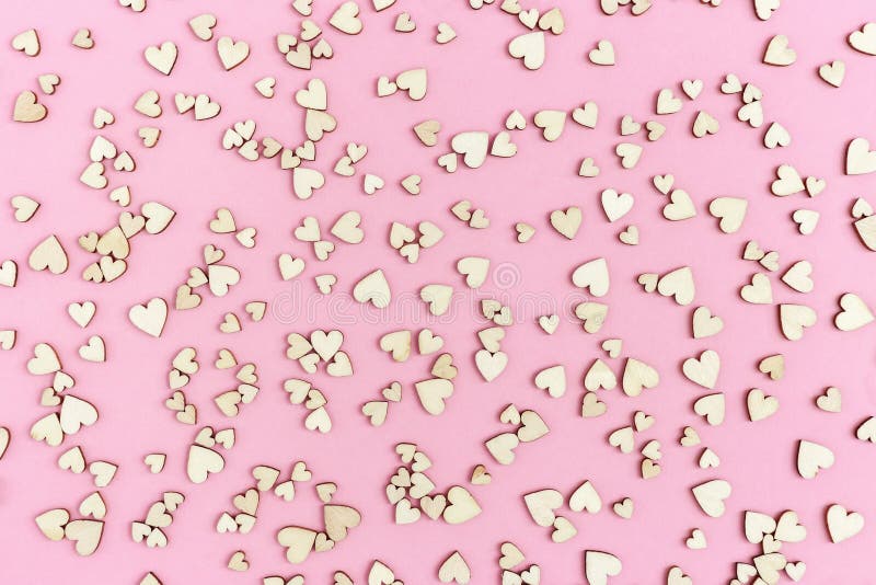 Many Small Wooden Hearts Flying To The Sides Shattered Feelings Broken Love  Love Concept On Pink Paper Background With Copy Space Stock Photo -  Download Image Now - iStock