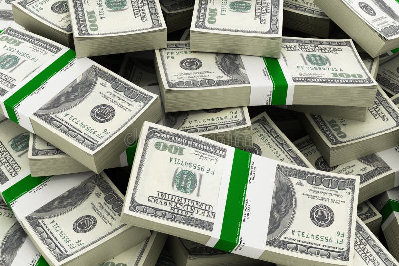Background with money american hundred dollar bills 3d. Background with money american hundred dollar bills royalty free illustration Background with money american hundred dollar bills 3d. Background with money american hundred dollar bills royalty free illustration