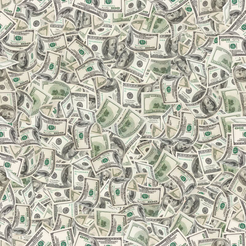 Background with money. Seamless texture