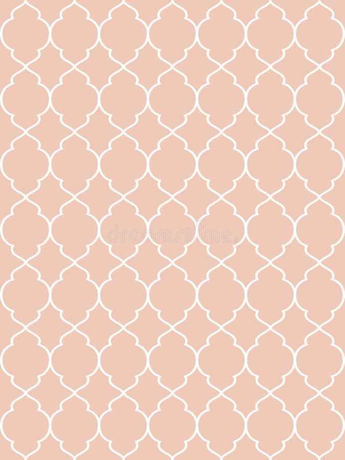 Background With A Moroccan Motif In Color Of Rose Gold Stock Illustration Illustration Of Abstract Geometry
