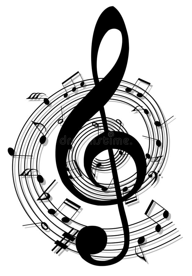 Background music notes