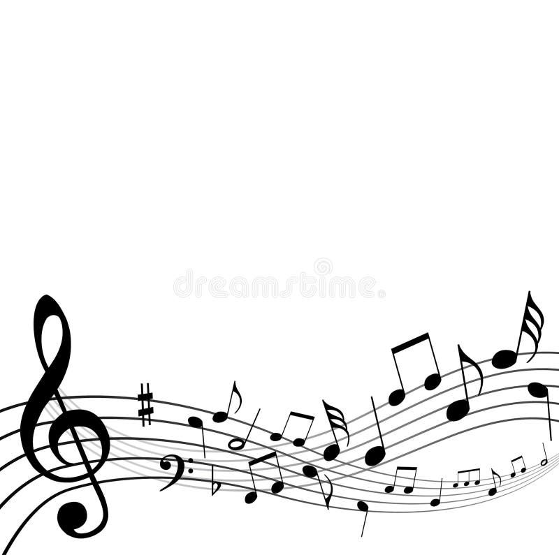 Background music notes