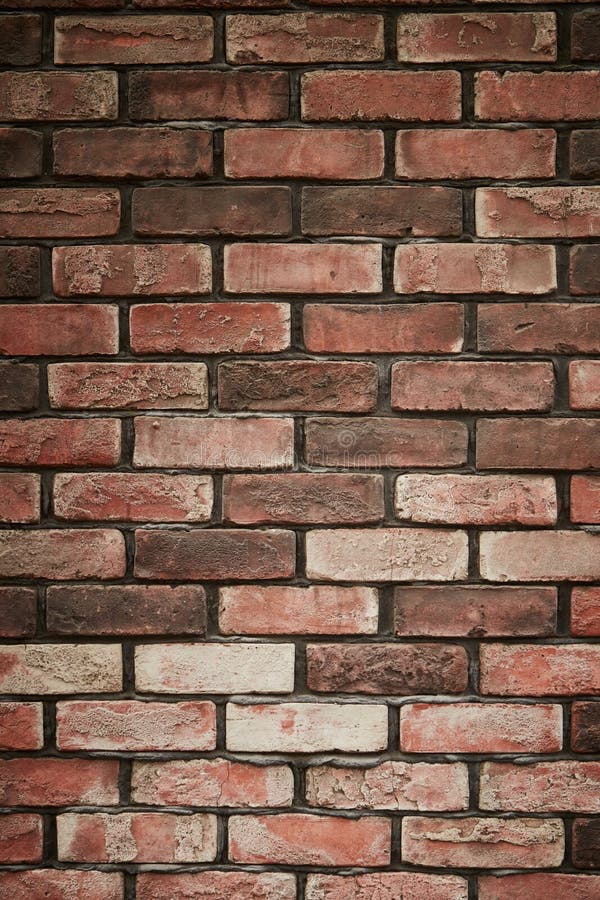 Natural Red Bricks Wall Masonry Stock Image Image of architecture