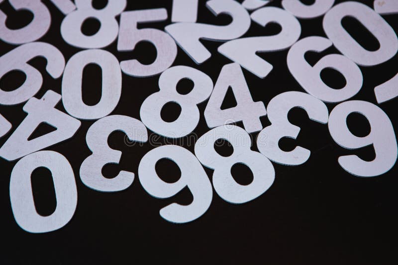 Background or texture of numbers. Finance data concept. Mathematic. Banking or currency. Business and economic growth. royalty free stock image