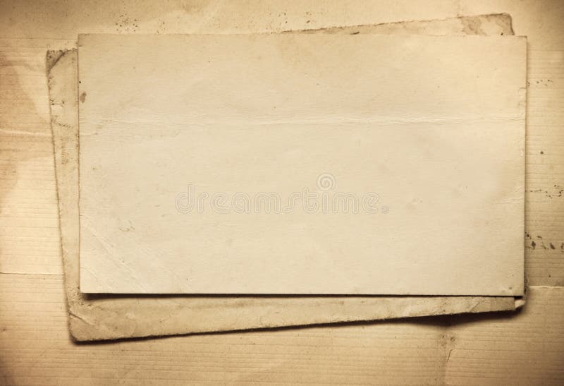 Background with Old Papers and Letters Stock Photo - Image of 