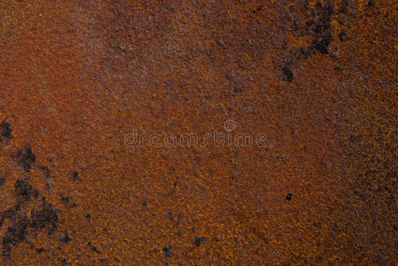 Background of old sheet of iron with a wonderful red rust texture