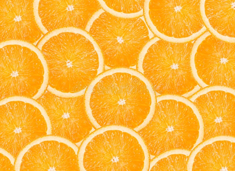 Background from orange slices