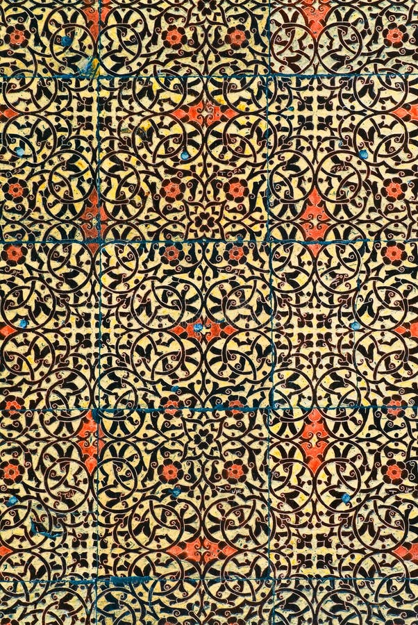 Background with oriental ornaments vector illustration