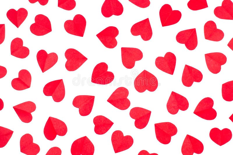Background paper red hearts stock photos