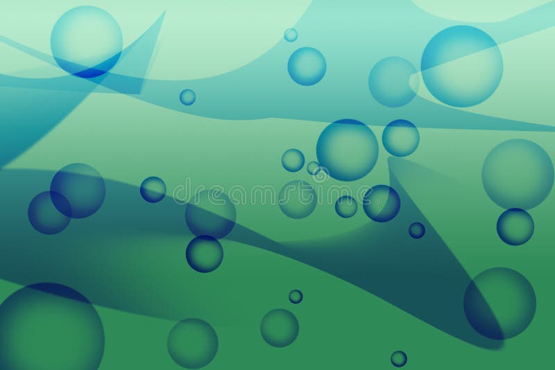 Background picture beautiful green background bubbles for computer labtop notebook mobine phone website stock illustration.
