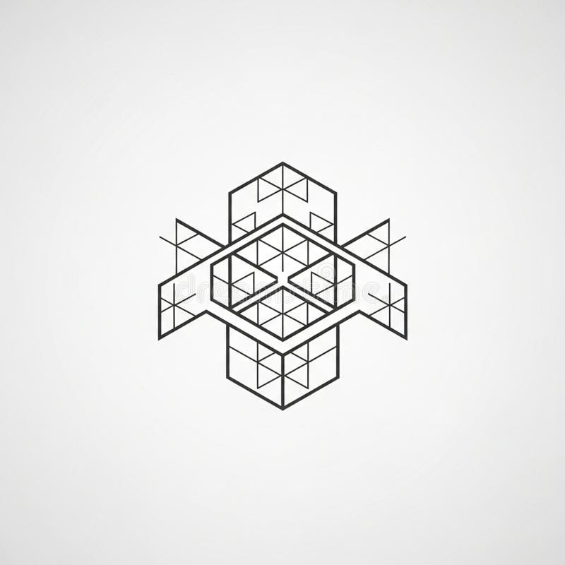 Background is plain white, emphasizing the intricate line work royalty free stock photos