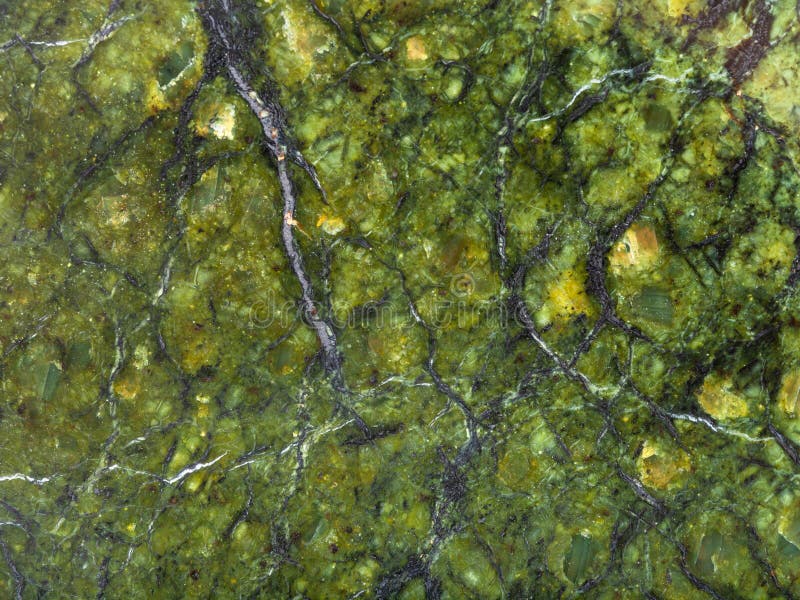 Background From Polished Natural Serpentinite Rock Stock Image - Image
