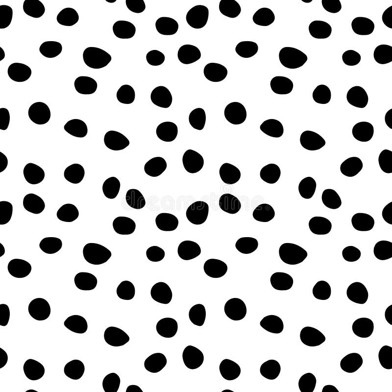 Abstract geometric dots pattern. Random Dots background. Black