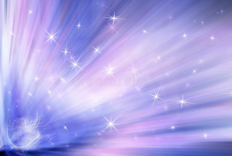 Background with rays and stars