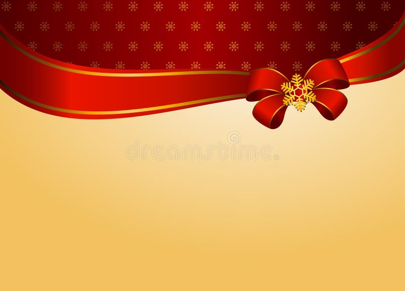 Background with red bow