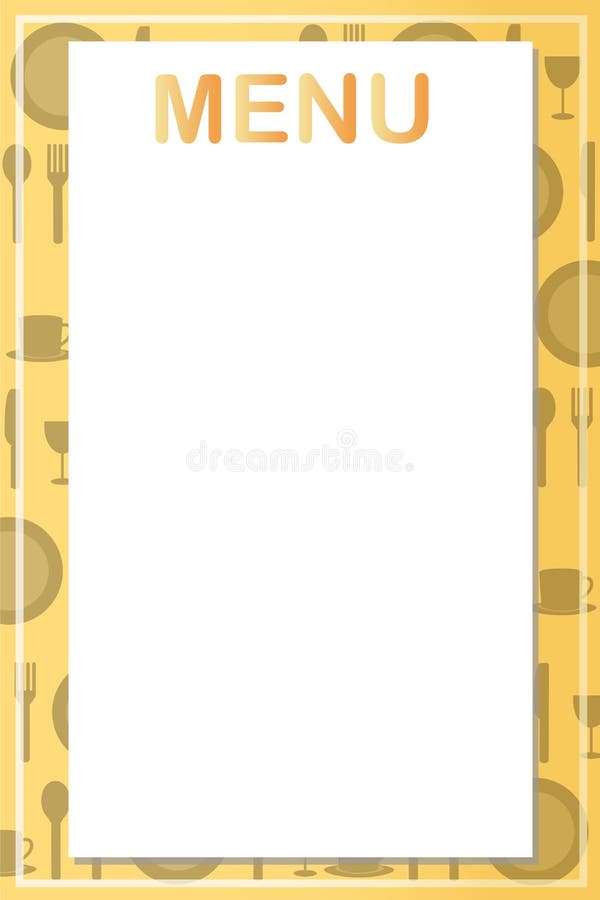 Background Restaurant Menu stock vector. Illustration of fork - 40516682 Background Restaurant Menu Stock Vector. Illustration Of Fork - 40516682