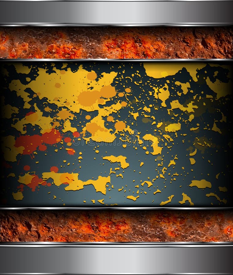Background rusted metal royalty free illustration