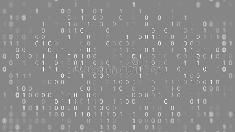 Background from set of binary code. Animation. Changing program code from zero and one. Software in form of binary code. Computer background from binary code. Computer binary program code video