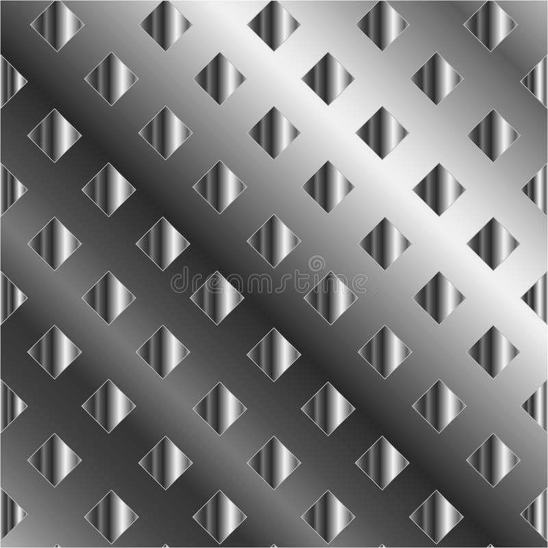 Background with Silver Squares Stock Vector Illustration of page